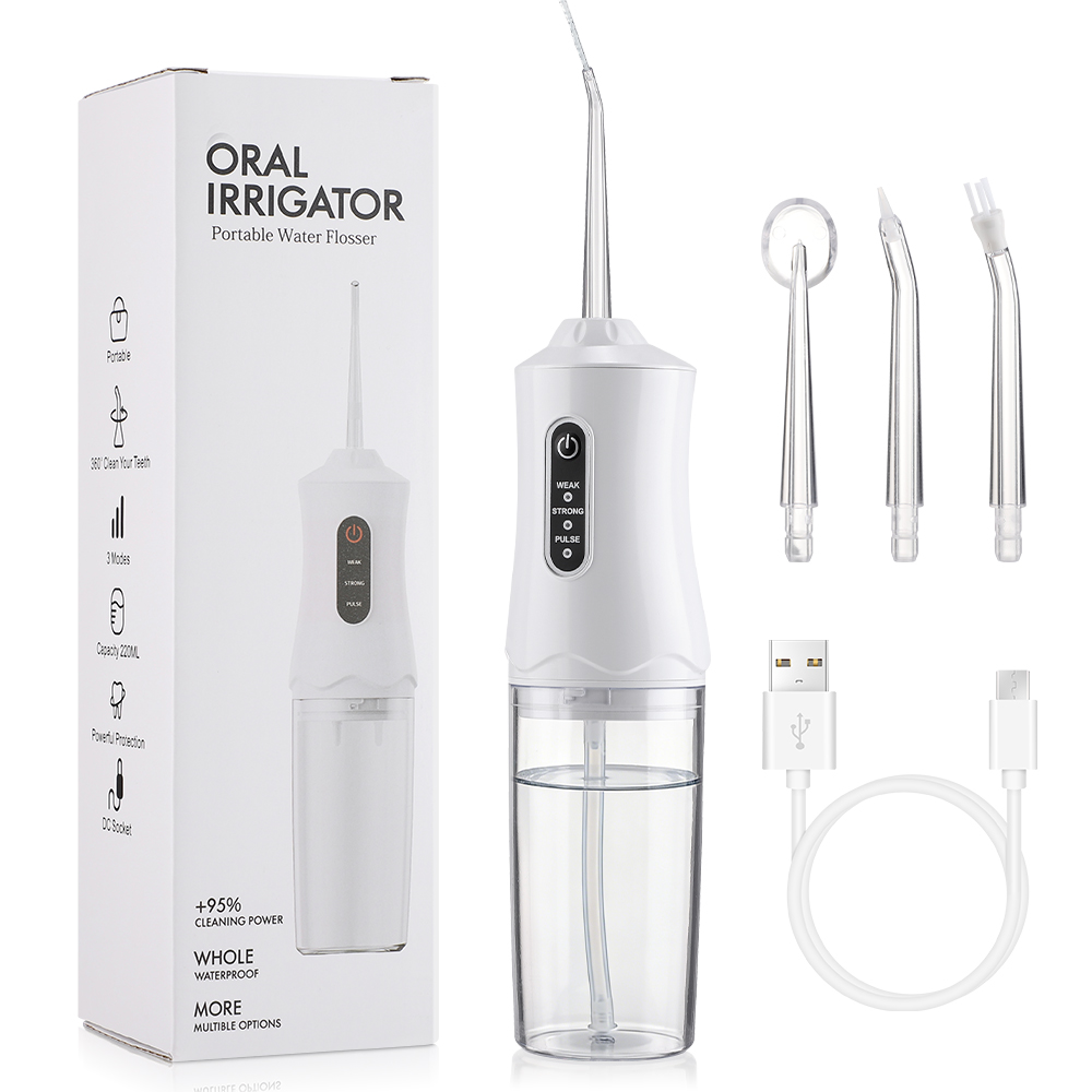 Teeth Whitening Or Tooth Whitening - Irrigador oral portátil com 3 modos,