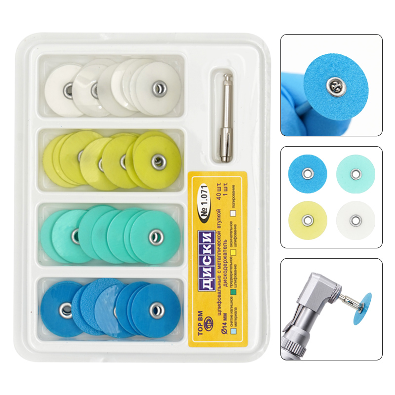 Teeth Whitening Professional - 40 pçs/caixa discos de polimento dental