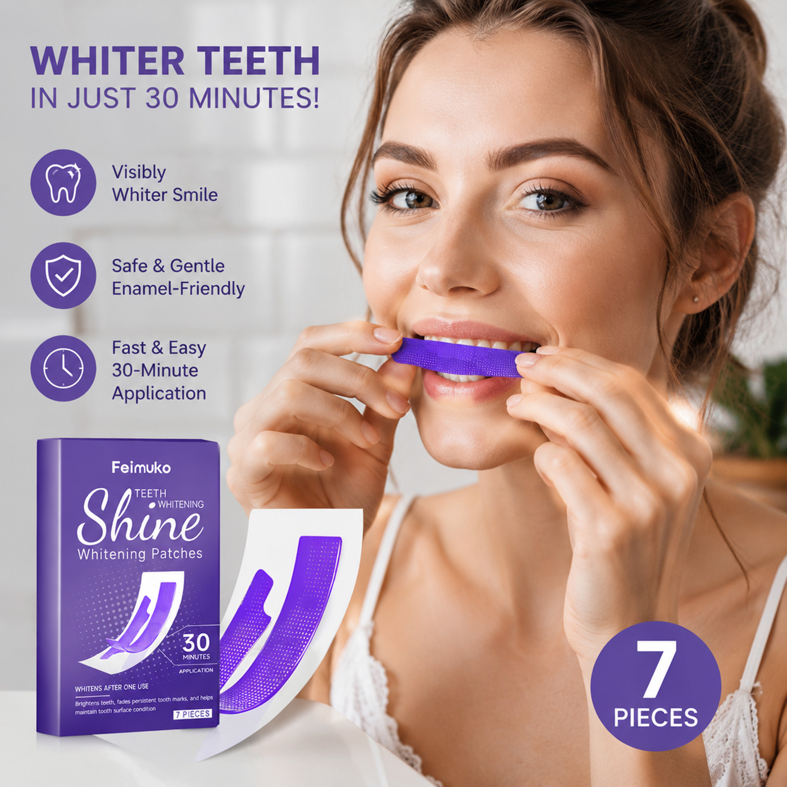 Tiras Clareadoras de Dentes 30 - Teeth Whitening Strips avaliação e preço