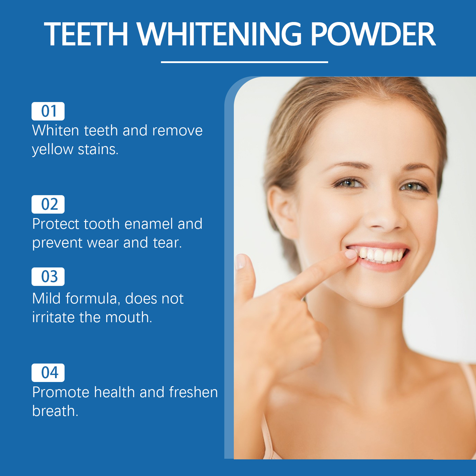 ORALHOE Pó Clareador de Dentes - Teeth Whitening Co avaliação e preço