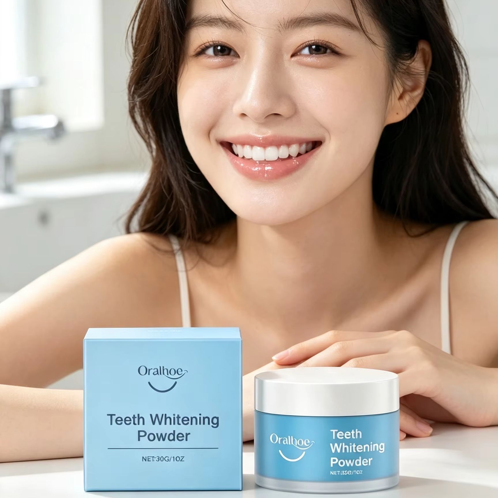 Pó Dental Oralhoe para Escovaç - Teeth Whitening Co avaliação e preço
