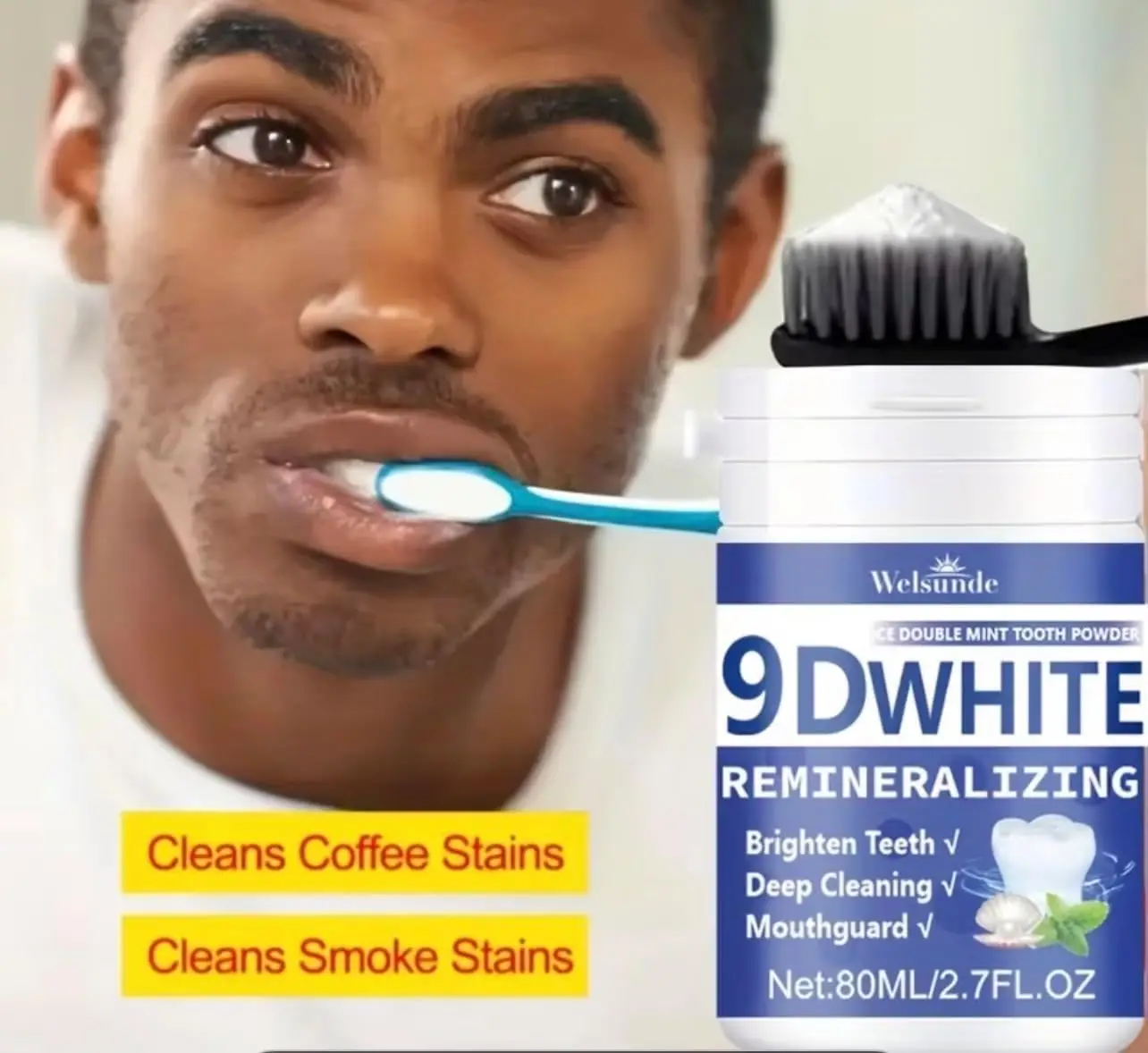 Pó Dental Remineralizante 9D c - Teeth Whitening Co avaliação e preço