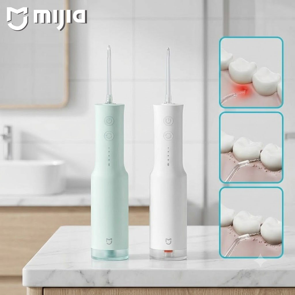 Irrigador Oral Portátil Xiaomi - Teeth Whitening Or Tooth Whitening avaliação e preço