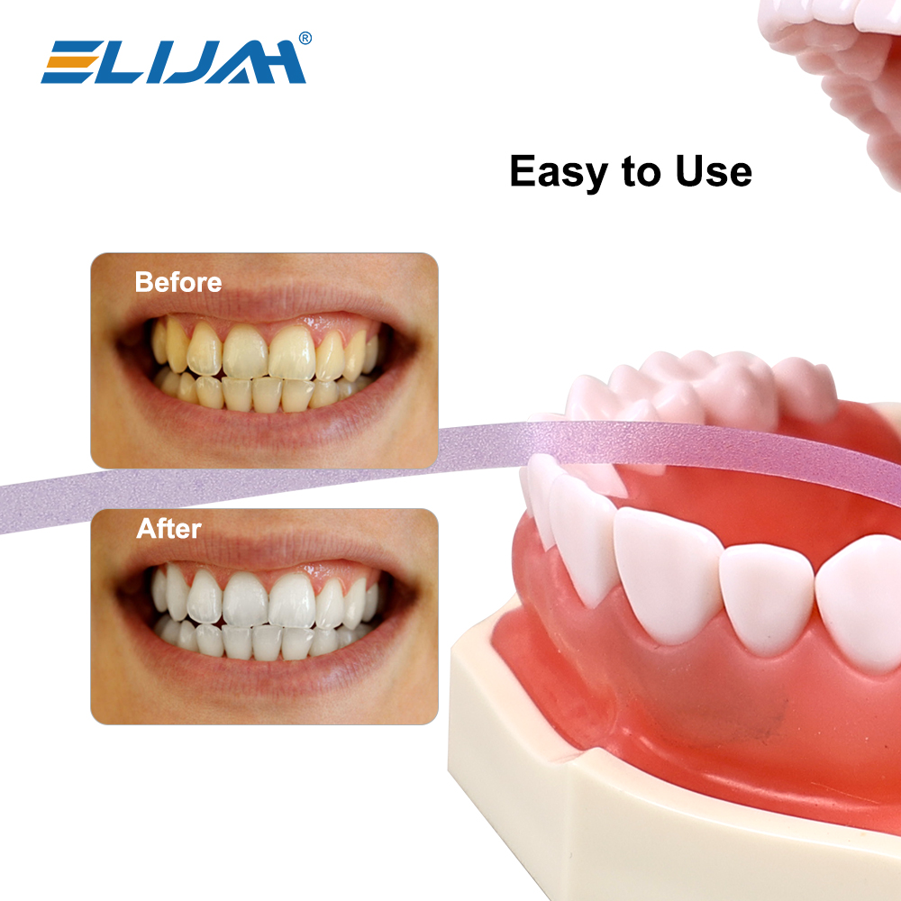 ELIJAH 1 Rolo de Tira de Polim - Teeth Whitening Strips avaliação e preço